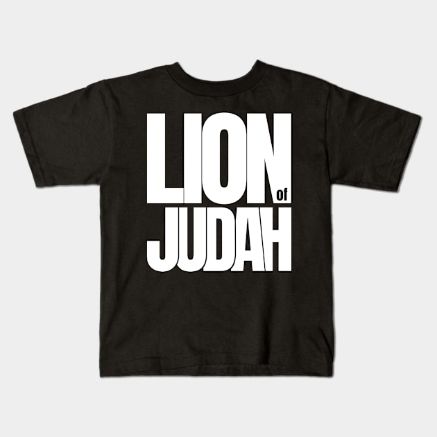 Lion Of Judah Lion Cross Christian Faith Jesus Hebrew Lion Kids T-Shirt by smartrocket